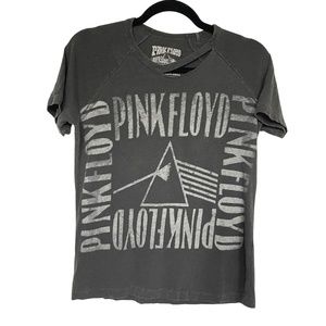 Lucky Brand Distressed Grey Pink Floyd Tee XS